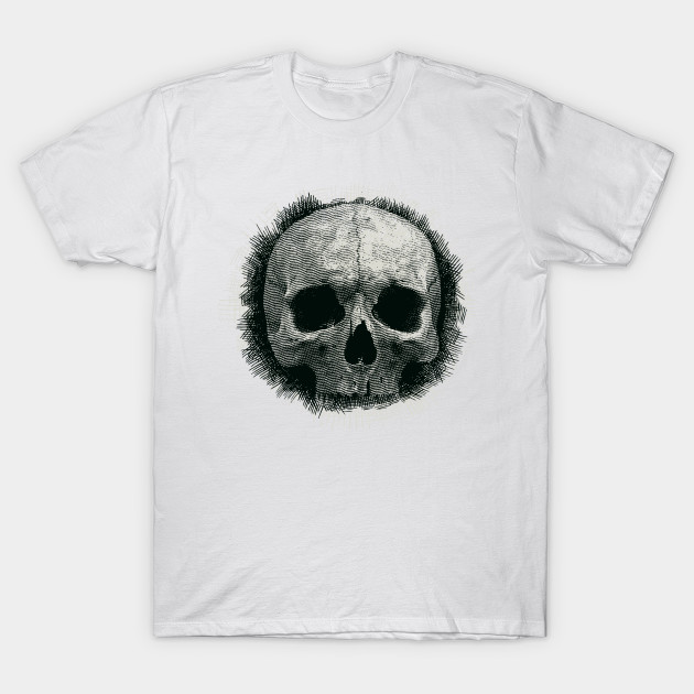 Black&White Scull T-Shirt-TOZ